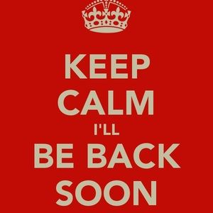 Out of town: Returning Monday